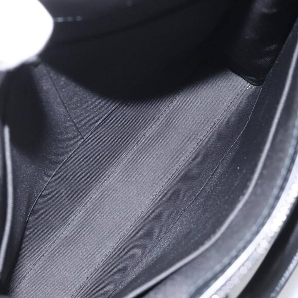 LOUIS VUITTON Monogram Taurillon Clemence Sac Plat Cloth Bag M21884 Auth PP196 - Picture 12 of 15